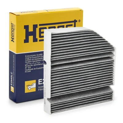 Kuva HENGST FILTER E5967LC Raitisilmasuodatin Aktiivihiilisuodatin 260 245 40 MERCEDES BENZ: GLC SUV, C sarja T modell, E modell
