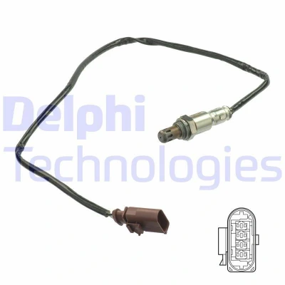 Kuva DELPHI ES21164 12B1 Lambda Anturi Planarsondi, Lämmitetty VOLKSWAGEN: Polo V Hatchback