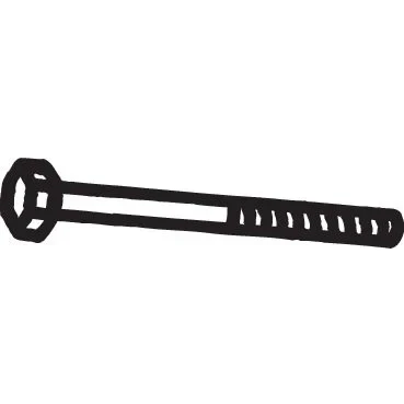 Kuva BOSAL 258 835 Ruuvi, Pakoputkisto M8 35 SEAT: Leon II Hatchback, OPEL: Astra G CC