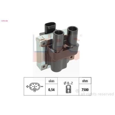 Kuva EPS 1.970.146 Sytytyspuola FIAT: Punto II Hatchback, Tempra Sedan, Panda Hatchback