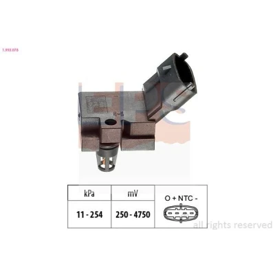 Kuva EPS 1.993.078 Paineilma Anturi, Korkeus Made in Italy OE Equivalent VOLVO: V50, XC90 I, S80 I