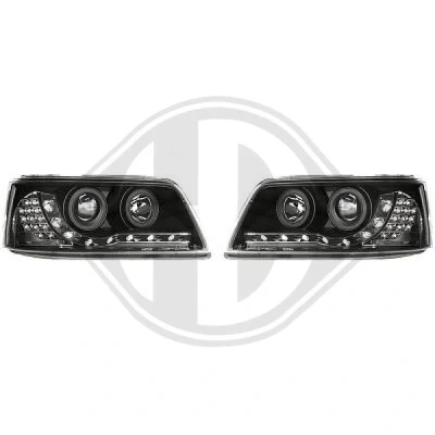 Kuva DIEDERICHS HD Tuning 2272485 Ajovalonheitinsarja Valokorkeussäätimen moottorilla VOLKSWAGEN: Transporter 5