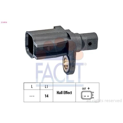 Kuva ABS anturi FACET 21.0018