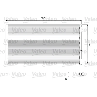 Kuva Lauhdutin, ilmastointilaite VALEO 817799