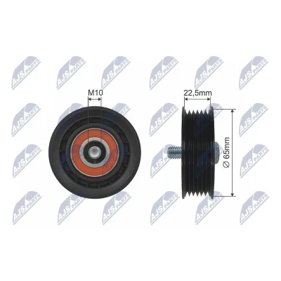 Kuva Ohjainrulla, moniurahihna CADILLAC, FIAT, FORD, OPEL, SAAB, SUZUKI OE 1361876, 1753079J50, 17530 79J50