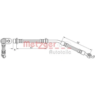 Kuva METZGER 4110787 Jarruletku 251, 195