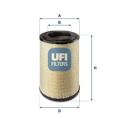 Kuva UFI 27.E22.00 Ilmansuodatin 430mm 236mm Suodatinpanos