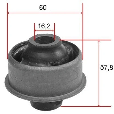 Kuva CORTECO 21652805 Tukivarren Hela Etuakseli, Takana, Alla OPEL: Astra F Caravan