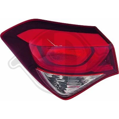 Kuva DIEDERICHS 6807091 Takavalot Vasen P21/5W, P21W Ilman lampun kantaa