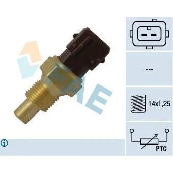 Kuva Tunnistin, jäähdytysnesteen lämpötila CITROËN, FIAT, LANCIA, PEUGEOT OE 0515.H7 S1, 0515.H7, 1338 10