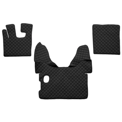 Kuva F CORE FL01 BLACK Lattiamattosetti Tekonahka Edessä 3 Musta