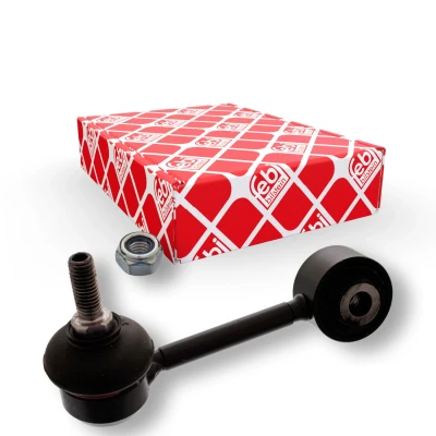 Kuva febi BILSTEIN 30737 Koiranluu Taka akseli, oikea 105 M10 x 1,5 Plus Itselukittuvalla mutterilla Teräs Musta ROVER: 75