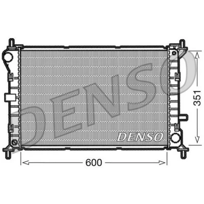 Kuva DENSO DRM10051 Jäähdytin Alumiini 600 351 23 FORD: Focus Mk1 Hatchback, 2 Limousine, Farmari