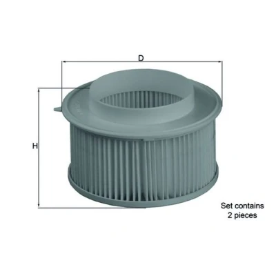 Kuva MAHLE ORIGINAL LA 15/S Raitisilmasuodatin Hiukkassuodatin 89 85,0