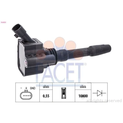 Kuva FACET 9.6533 Sytytyspuola ALFA ROMEO: Giulietta Hatchback, Van, FIAT: 500L, Tipo Farmari