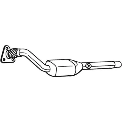 Kuva Bosal 090 753 Katalysaattori Euro 3, 4 asennusosilla towbar set (Including e set) RENAULT: SCENIC 2, MEGANE 2 Stufenheck