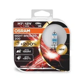 Kuva OSRAM 64210NB200 HCB Polttimo, kaukovalo H7 12V 55W 3700K Halogeeni BMW: 5 Touring, Sedan, 3 AUDI: A6 C6 Q7, C7 Sedan