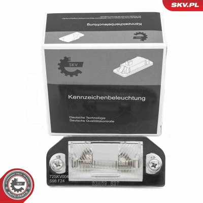 Kuva Rekisterikilven valo ESEN SKV 72SKV004
