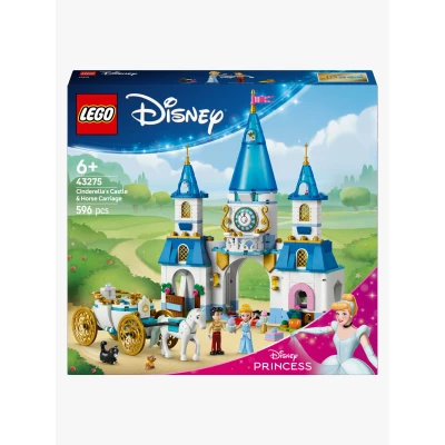 Kuva LEGO Disney Princess 43275 Tuhkimon linna ja hevosvaunut