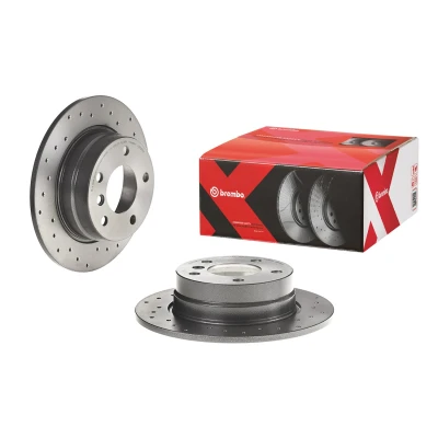 Kuva BREMBO XTRA LINE 08.9787.1X Jarrulevyt 280 10 5 reijitetty, täysi pinnoitettu hiiliteräs Ruuveilla BMW: 1 Hatchback