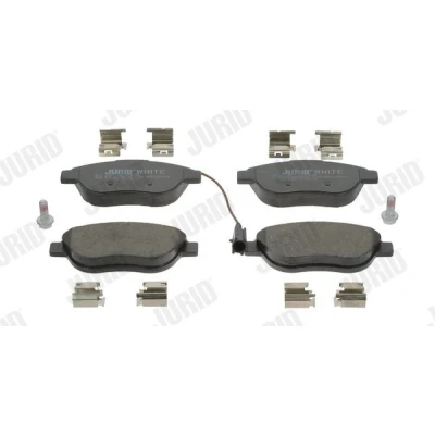 Kuva Jurid 573075JC Jarrupalat White Low Dust Keraaminen Sis. kulumisenilmaisimen FIAT: BRAVO 2, Stilo Multi Wagon, Hatchback