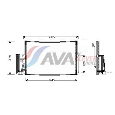 Kuva Ava Quality Cooling OLA5241 Lauhdutin, ilmastointilaite