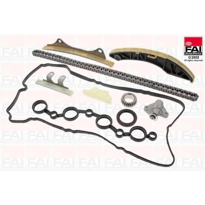 Kuva FAI AutoParts TCK261 Jakoketjusarja Tiivisteillä, Hammaspyörillä Yksinkertainen, Ketju hiljainen HYUNDAI: i20 I Hatchback, i10 II Hatchback