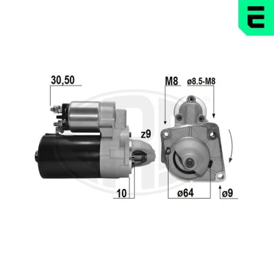 Kuva Käynnistin fiat, lancia OE 46765839, 46823544, 55201360
