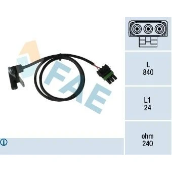 Kuva FAE 79025 Kampiakselin Asentotunnistin 3 JEEP: Cherokee II