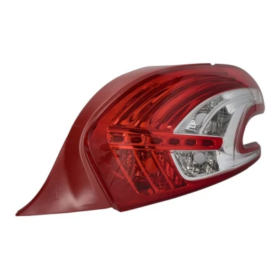 Kuva ABAKUS 550 1963R UE Takavalot Oikea P21W, R10W, PY21W, LED Punainen Ilman lampun kantaa, polttimoa PEUGEOT: 208 I Hatchback