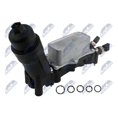 Kuva Öljynjäähdytin, moottoriöljy CHRYSLER 300C, GRAND VOYAGER V, DODGE JOURNEY, JEEP CHEROKEE, CHEROKEE IV OE 68105583AA, 68105583AE, 68105583AF