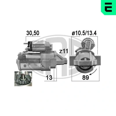 Kuva ERA 221024 Starttimoottori 14 2,2 11 FORD: Transit V363 Van, Tourneo Custom V362 Bussi