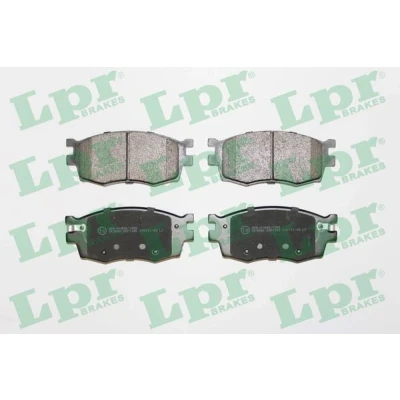 Kuva LPR 05P1345 Jarrupalat HYUNDAI: i20 I Hatchback, ACCENT 3 Stufenheck, KIA: RIO 2