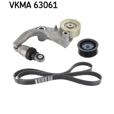 Kuva SKF VKMA 63061 Moniurahihnasarja Kiristysvaimentimella ja rullalla HONDA: CIVIC 8 Hatchback, CR V 3, 2