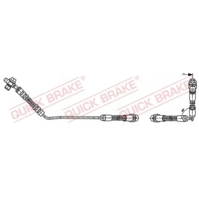 Kuva Jarruletku, Taka akseli, vasen BMW X5 [E53] OE 34301165765