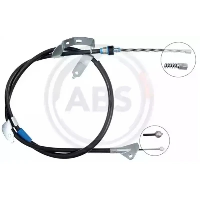 Kuva Vaijeri, käsijarru, Taakse, vasen, oikea CITROËN C1 II, PEUGEOT 108, TOYOTA AYGO OE 464300H021, B000763880, B001018580