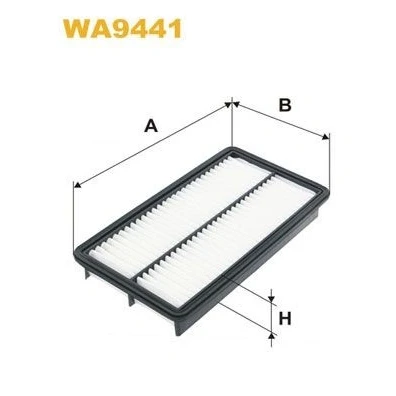 Kuva WIX FILTERS WA9441 Ilmansuodatin 49mm 177mm 321mm Suodatinpanos MAZDA: 6 Hatchback, Sedan, Farmari