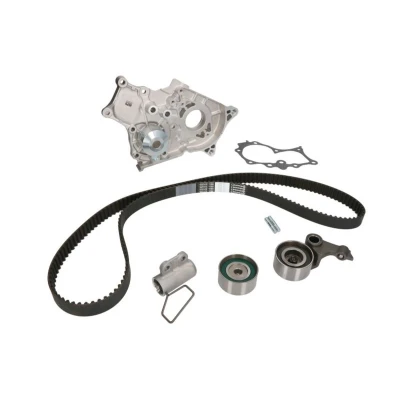 Kuva HEPU PK77721 Vesipumppu + Jakohihnasarja Kiristysvaimentimella ja rullalla 178 TOYOTA: Avensis I Sedan, RAV4 II SUV, Corolla IX Sedan