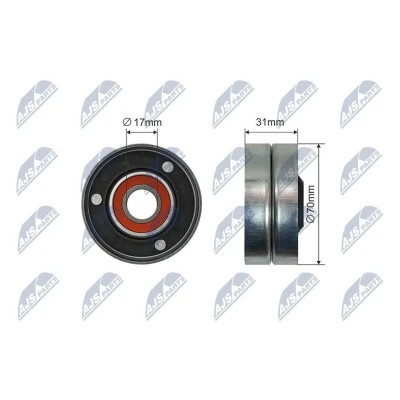 Kuva Kiristysrulla, moniurahihna LAND ROVER DISCOVERY III, IV, RANGE SPORT I OE 4H2Q 19A216 AE, AF, PQH500060