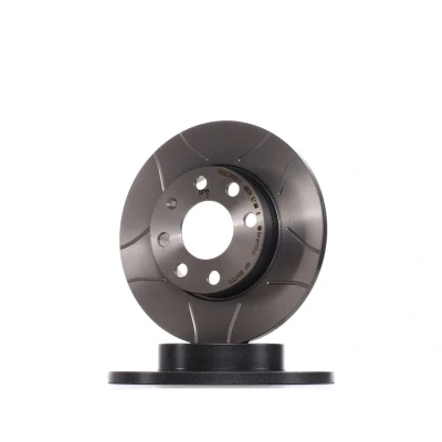 Kuva BREMBO MAX LINE 08.4475.75 Jarrulevyt 236 12,5 4 täysi, lovella pinnoitettu Ruuveilla OPEL: Astra F CC, Kadett E Sedan, Vectra A Sedan
