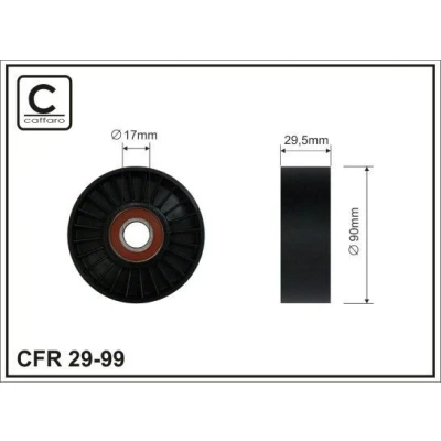 Kuva Ohjainrulla, moniurahihna BUICK, CADILLAC, CHEVROLET, FORD USA, HONDA, HUMMER, ISUZU OE 10141997, 1029558, 1L2E19A216AC