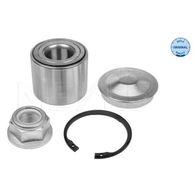 Kuva MEYLE 16 14 750 0011 Pyöränlaakerit Taka akseli, molemminpuolinen Asennusmateriaalilla ORIGINAL Quality 55 Kartiorullalaakeri DACIA: Logan I Express