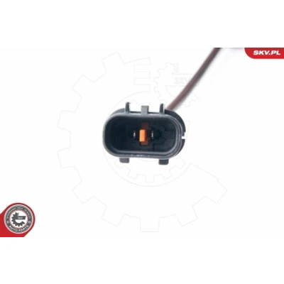 Kuva ESEN SKV 06SKV267 ABS Anturi Etuakseli 2 napaa 550mm 12V Sähköinen musta Soikea Uros HYUNDAI: Terracan
