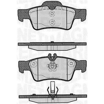 Kuva MAGNETI MARELLI 363916060316 Jarrupalat Kulumisenilmaisemelle MERCEDES BENZ: E sarja Sedan, T modell, S SAAB: 9 7X SUV