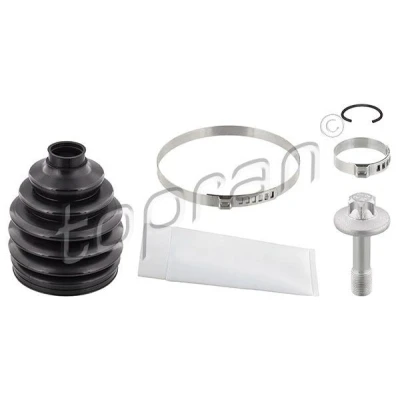 Kuva TOPRAN 409 312 Paljekumisarja, Vetoakseli 128 Thermoplast Etuakseli, vasen, oikea, Pyörän puoli