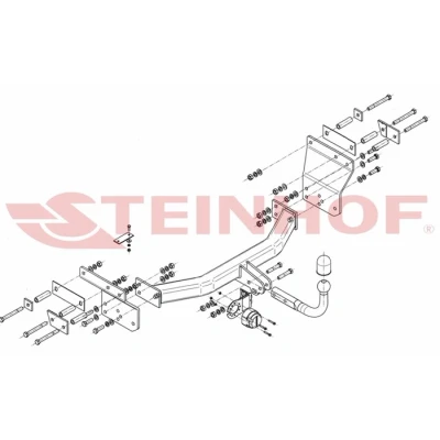 Kuva Vetokoukku, vakio CHRYSLER SEBRING, SEBRING Cabriolet, DODGE AVENGER OE