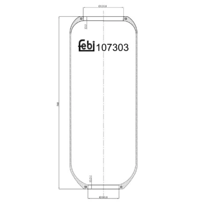 Kuva FEBI BILSTEIN 107303 Metallipalje, ilmajousitus Etuakseli