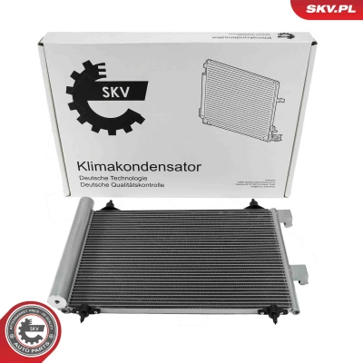Kuva ESEN SKV 86SKV316 Ilmastoinnin Lauhdutin Vedenerottimella Alumiini 560mm PEUGEOT: 307 Hatchback, SW, CITROËN: C4 I Hatchback