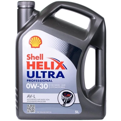 Kuva Shell Helix Ultra Professional, AV L 0W 30 5l Moottoriöljy 550046304 SKODA: Superb II Farmari, HONDA: CR V 4, AUDI: A4 B9 Allroad