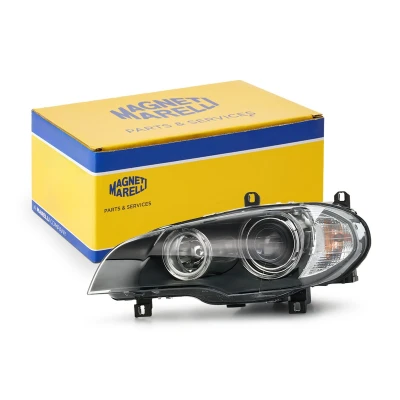 Kuva MAGNETI MARELLI 710815021001 Ajovaloumpio Vasen H10W, H1, H7 Halogeeni vilkkuvalolla Oikeanpuoleiselle liikenteelle Valokorkeussäätimen moottorilla